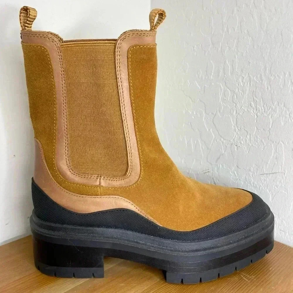NEW Sam Edelman Lulia Lug Sole Chelsea Boot Women’s Size 5